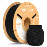 Elegoo Pla Matte Negro Mate Para Impresoras 3d Fdm - Filamento 1.75mm Bobina De 1kg