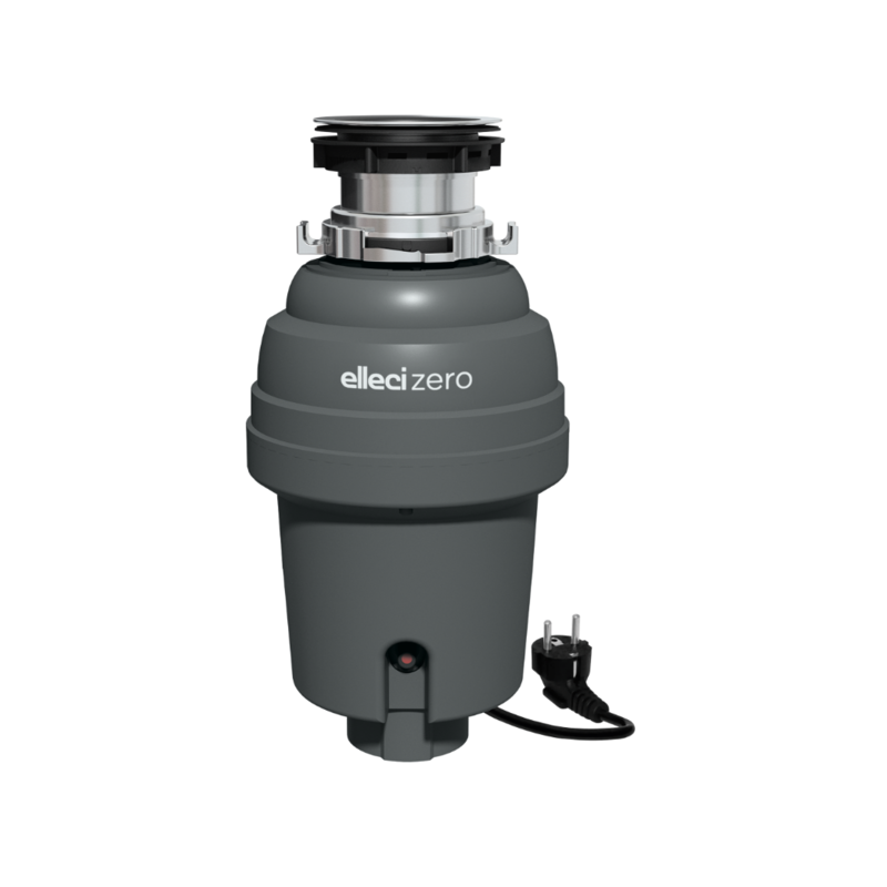 Elleci Tdz100gr Zero 60 Series Kitchen Waste Grinder, 0.86 L