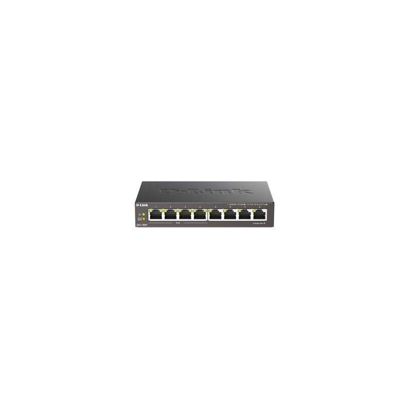 Embalaje Dañado/Desprecintado (Km0) Switch No Gestionable D-Link Dgs-1008p 8p Giga Con 4p Poe (52w) Sobremesa No Rack
