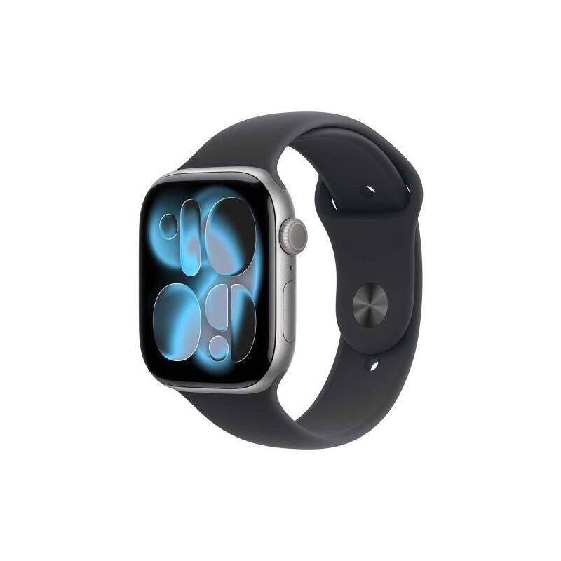 Embalaje Deteriorado - Apple Watch Series 11 (2025) Gps 46mm Space Gray Alu Case, Black Sport Band M/L Eu Mev44 - Only Box Damage 195950463279-D