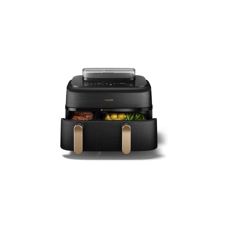 Embalaje Deteriorado - Philips Airfryer 5000 Series Na552/00, 9l Black / Gold Eu - Only Box Damage 8720389049286-D