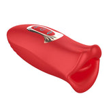Ember Masajeador Forma Boca Con Lameteo Y Vibración Usb Silicona