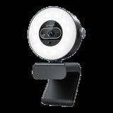 Emeet Smartcam S600l Con Aro De Luz 4k 30fps 2 Micrófonos Negro Autoenfoque Webcam