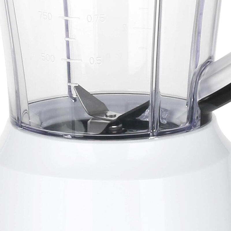 Emerio Bl-124816 - Batidora De Vaso (500 W), Color Blanco Y Negro