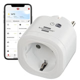 Enchufe Wifi Brennenstuhl Connect Wa 3600 Xs02 (Blanco, Control Por Voz, Temporizador, Aplicación 1294850100