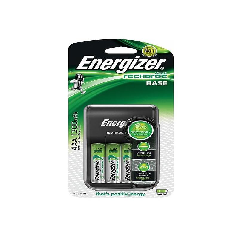 Energizer Cargador Base + 4xhr6 Aa 1300mah