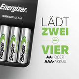 Energizer Cargador Base + 4xhr6 Aa 1300mah