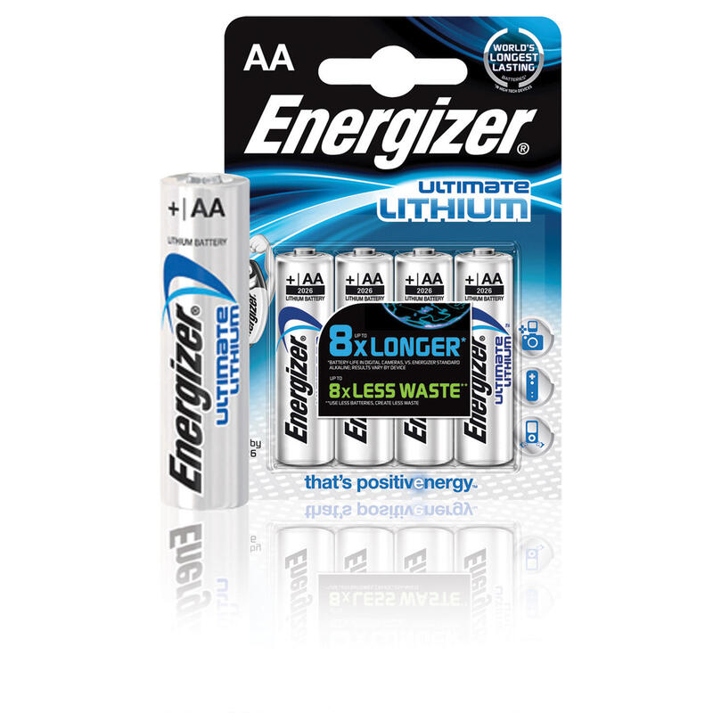 Energizer Ultimate Lithium Pila Litio Aa L91 Lr6 1,5v Blister*4