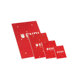 Enri A4 Tapa Blanda Bloc De Notas Grapado - Tamaño A4 - Tapa Blanda - 80 Hojas - Rojo