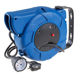 Enrollacable Automático 3x1,5mm 16m Con 1 Base Schuko T/Tl 4,8mm 16a 250v 71251a Solera