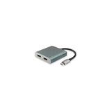 Equip Adaptador Usb-C A X2 Hdmi M/H 0.15m  133464