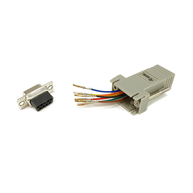 Equip Adapter Db9 Serial->Rj45 H/H 8pin Gris Bolsa De Plástico