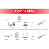 Equip Cable De Red 605509  Rj-45 S/Ftp CategoraA 6 20 Metros Gris