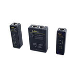 Equip Comprobador De Cables Para Rj45/Rj12/Rj11/Bnc/Poe Negro
