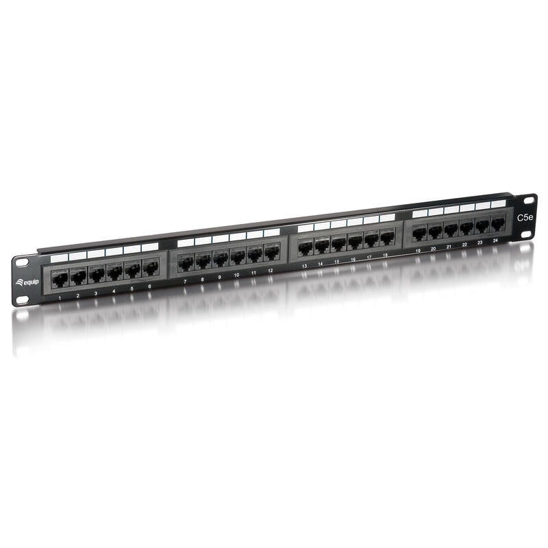 Equip Patch Panel 24 Puertos Categoria 5e