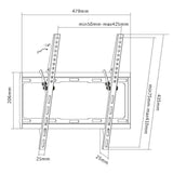 Equip Soporte Pared 650311 Para Pantallas Planas De 32\1 A 55\1 Inclinable 14º Vertic