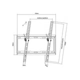 Equip Soporte Pared 650311 Para Pantallas Planas De 32\1 A 55\1 Inclinable 14º Vertic