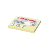 Erichkrause Bloc De 100 Notas Adhesivas 50x75mm - Removibles - Amarillo Claro