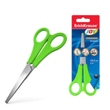 Erichkrause Joy Tijeras - Cuchillas De Acero Inoxidable - Extremos Redondeados - Resistente A La Corrosion - Mangos De Plastico Resistente - Color Variado