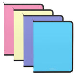 Erichkrause Pack De 4 Carpetas Con Cremallera Matt Pastel - A4 - Colores Surtidos