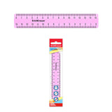 Erichkrause Regla Pastel - 15cm - Rosa - Bolsa De Polietileno