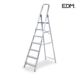 Escalera Domestica Aluminio 7 Peldaños Edm