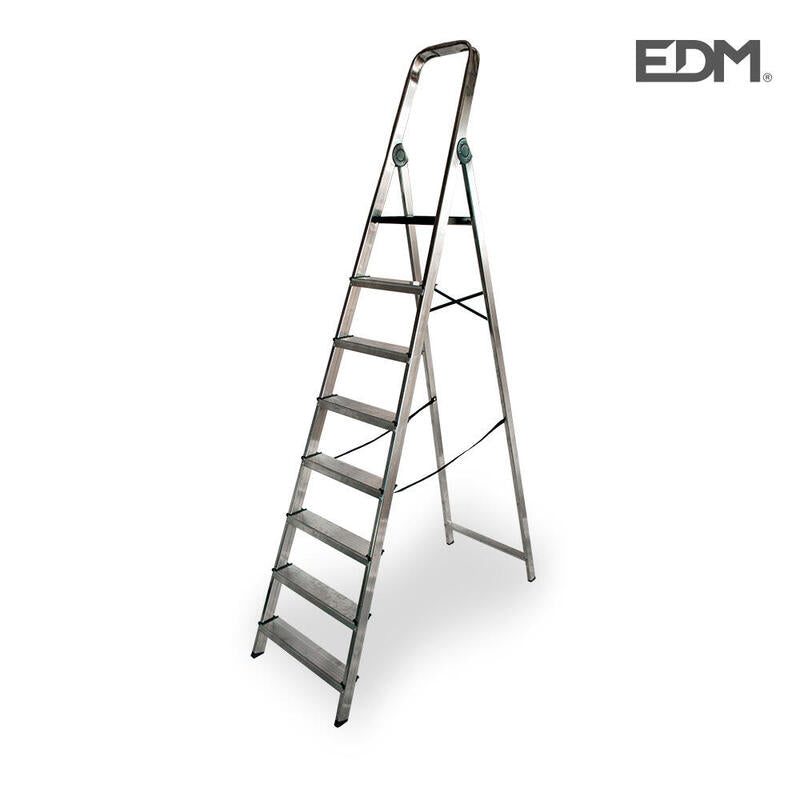 Escalera Domestica Aluminio 8 Peldaños Edm