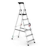 Escalera Profesional Delux De Aluminio 6 Peldaños