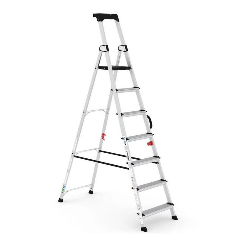 Escalera Profesional Delux De Aluminio 7 Peldaños