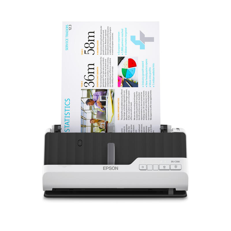 Escaner Sobremesa Epson Ds C330 A4 30ppm Duplex Compacto Adf 20hojas