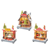 Escena Navideña Con Led 18,50 X 9,50 X 14,30 Cm