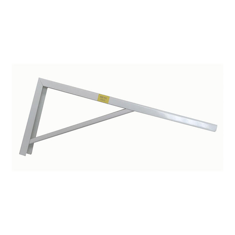 Escuadra De Acero Blanco Robusto 18x40cm Edm