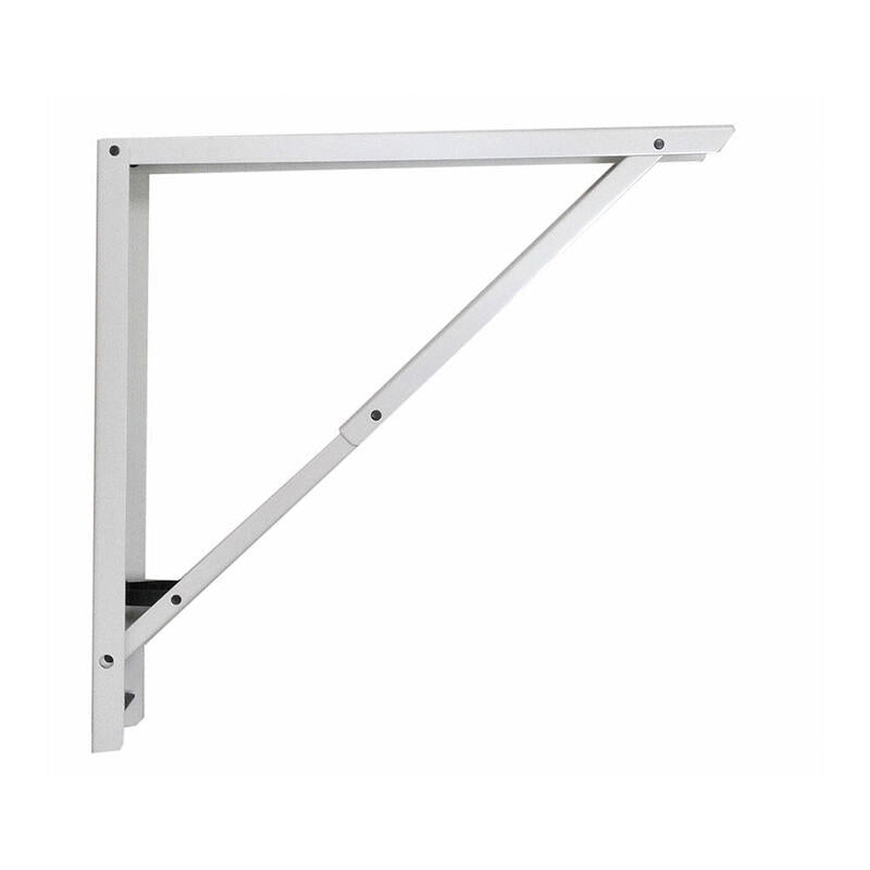 Escuadra De Acero Plegable Abat-Plan Blanco 40x40cm
