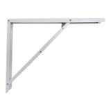 Escuadra De Acero Plegable Abat-Plan Blanco 40x52cm