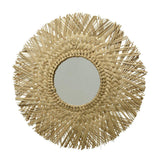 Espejo Decorativo De Junco Marino 50x50x1cm