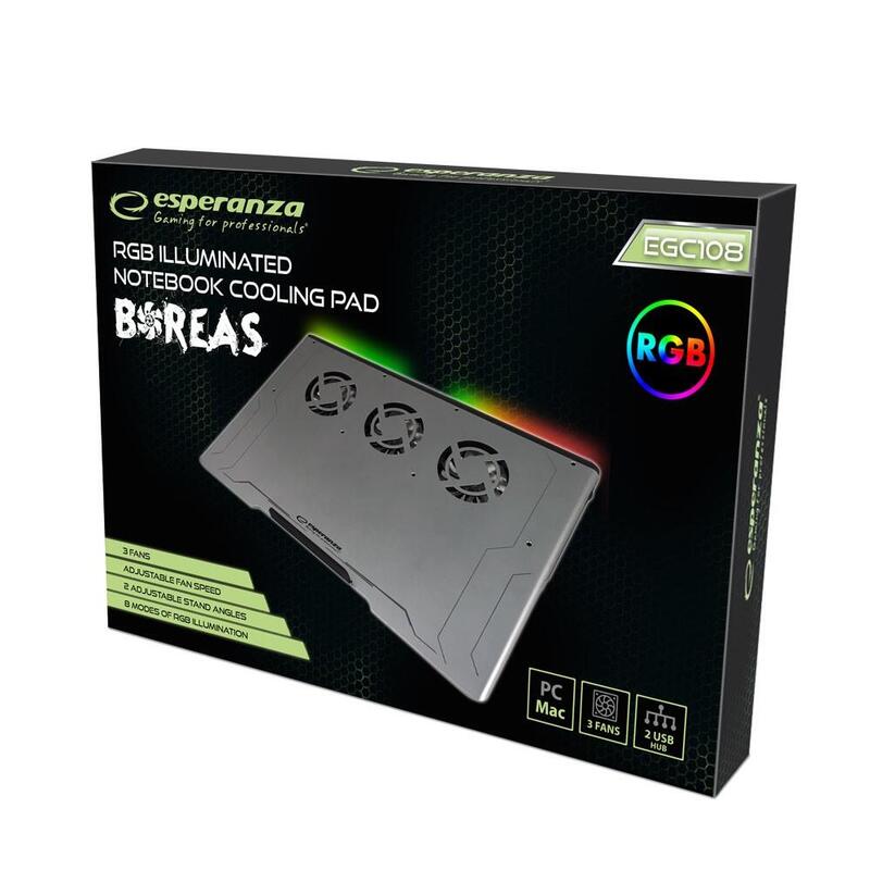 Esperanza Base Refrigeracion Cooling Pad Rgb Boreas