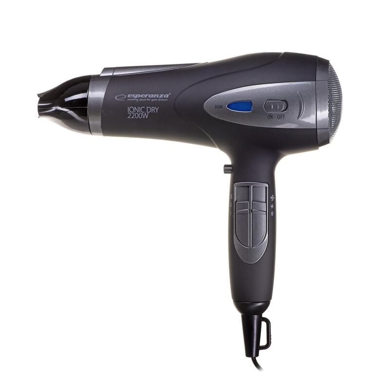 Esperanza Ebh005k Vivien - Secador De Pelo 2200w Ionization, Diffuser - Black