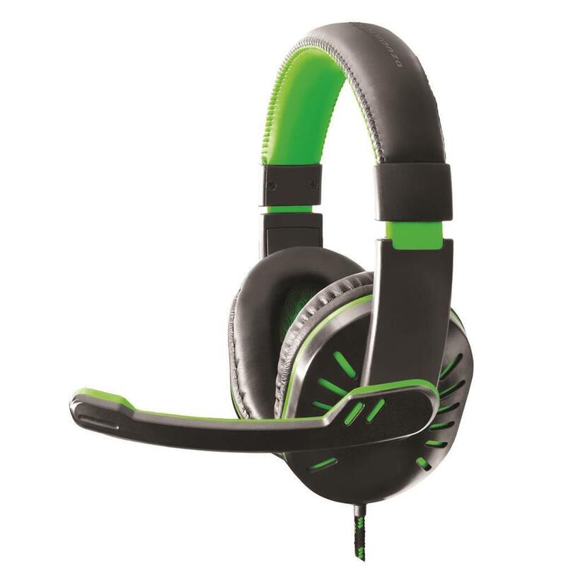Esperanza Egh330g Crow - Auriculares Stereo Con Micro Gaming - Verde