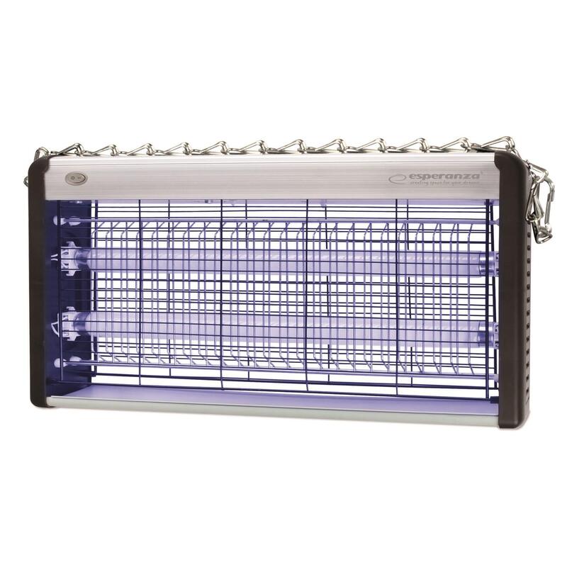 Esperanza Ehq007 Lámpara Uv Eléctrica Para Insectos Negra