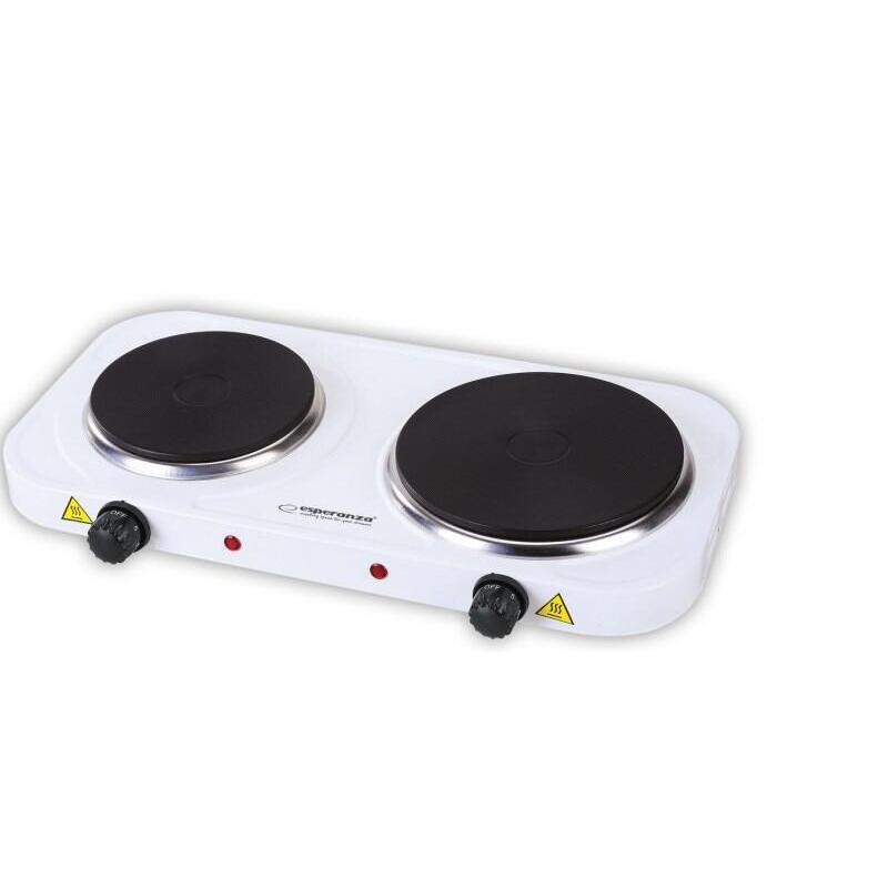Esperanza Ekh014w Cocina Eléctrica 2 Zonas Blanca