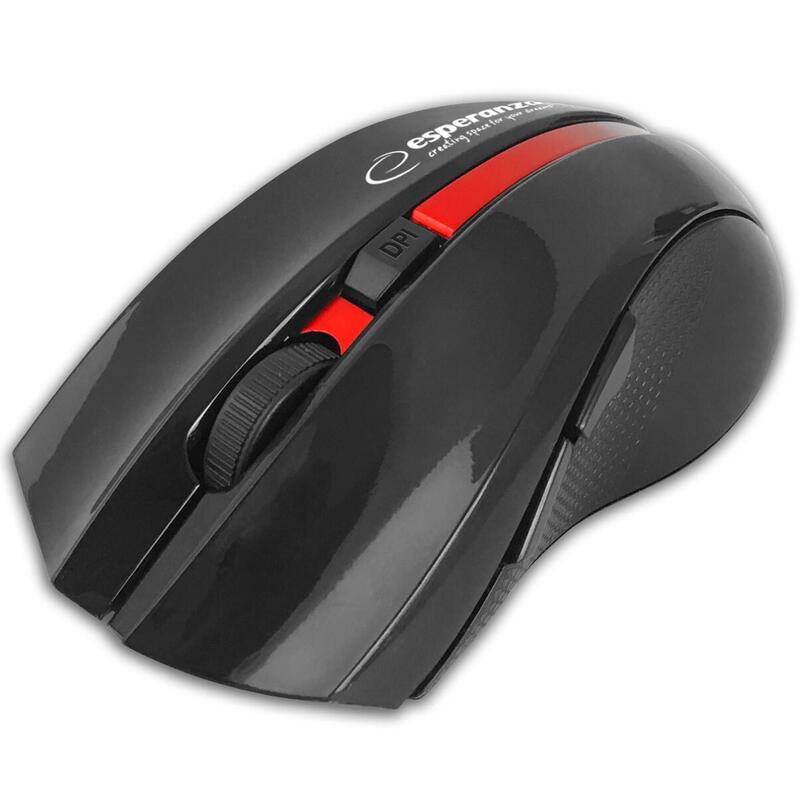 Esperanza Em129r Ratón Inalámbrico Bluetooth 6d, Negro