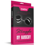 Esposas Velcro Negro Y Plateado