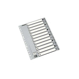 Esselte Indice Numerico De Plastico - Pestañas 1 Al 12 - Multitaladro - Formato Folio - Gris