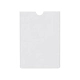 Esselte Pack De 100 Portacarnets Tamaño 82x122mm 80q 140 Micras - Pvc Transparente Acabado Liso