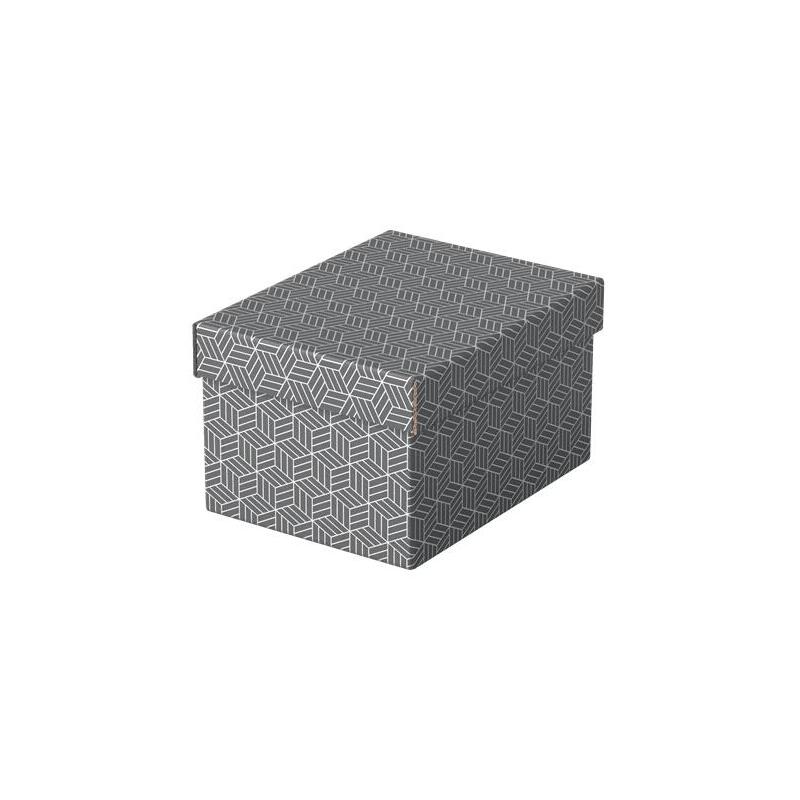 Esselte Pack De 3 Cajas Pequeñas De Almacenamiento Con Tapa 200x150x255mm - Carton 100% Reciclado Y Reciclable - Diseño