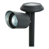 Estaca De Jardin Proyector Solar Led 3lm 6400k 45° 10x17x25,5cm