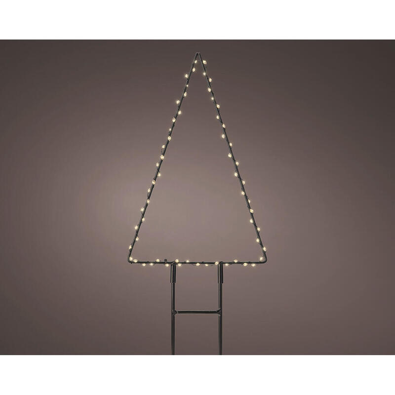 Estaca Microled En Forma De Pino, Para Exterior, 18x0,6x27cm. Lumineo