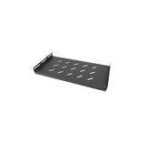 Estante Fijo Lanberg De 19 Pulgadas Con Barra Angular 1u / 496x280 Mm Capacidad De Carga Máxima Hasta 120 Kg Negro