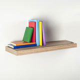 Estanteria Con Fijación Invisible 60x25 Roble Blanco 047685 Home Decor