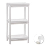 Estanteria Plastico 3 Baldas Blanca 35,5x23x75 Cm Balette